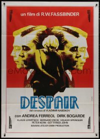 8t0454 DESPAIR Italian 1p 1982 Eine Reise ins Licht, Rainer Werner Fassbinder, cool Scalera art!