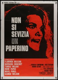 8t0459 DON'T TORTURE A DUCKLING Italian 1p 1972 Lucio Fulci's murder mystery about 4 murdered boys!