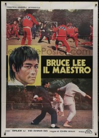 8t0479 GAME OF THE DRAGON Italian 1p 1979 Nan Yang Tang Ren Jie, art of Bruce Lee, Brucesploitation!