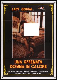 8t0506 IL VIZIO PREFERITO DI MIA MOGLIE Italian 1p 1988 full sexy naked Lady Godiva on bed!