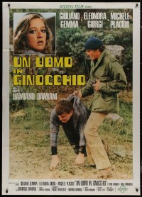 8t0535 MAN ON HIS KNEES Italian 1p 1979 Damiano Damiani, Giuliano Gemma, Eleonora Giorgi, Placido