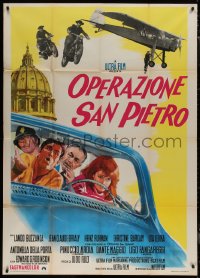 8t0551 OPERATION ST. PETER'S Italian 1p 1967 art of Edward G. Robinson & co-stars, Lucio Fulci!