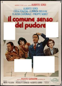8t0344 COMMON SENSE OF MODESTY Italian 2p 1976 Sordi, Cardinale, Casaro art of sexy naked women!