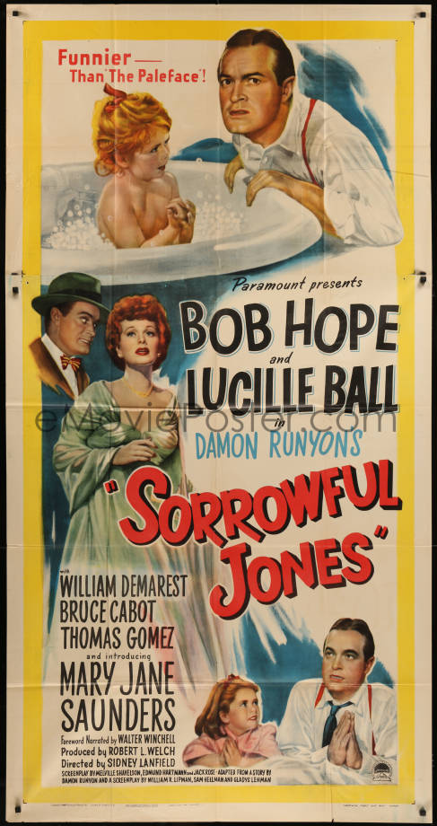 Sorrowful Jones Bob Hope vintage movie poster print 