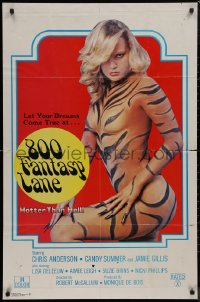 8w0673 800 FANTASY LANE 1sh 1979 Jamie Gillis, image of sexy woman in feline bodypaint!