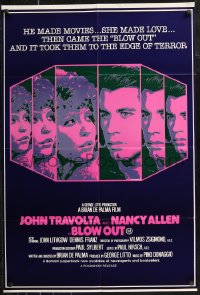 8w0279 BLOW OUT Aust 1sh 1982 John Travolta, Brian De Palma, the edge of terror, different!