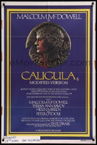 8w0284 CALIGULA Aust 1sh 1981 Malcolm McDowell, Penthouse's Bob Guccione sex epic!
