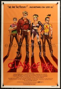 8w0291 CLASS OF 1984 Aust 1sh 1982 art of bad punk teens, we are the future & nothing can stop us!
