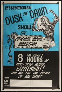 8w0308 DUSK 'TIL DAWN SHOW Aust 1sh 1970s 8 or more hours of non-stop movie excitement, sexy!