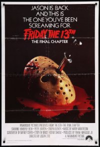 8w0313 FRIDAY THE 13th - THE FINAL CHAPTER Aust 1sh 1984 Part IV, slasher sequel, Jason's back!