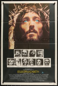 8w0324 JESUS OF NAZARETH Aust 1sh 1977 Franco Zeffirelli directed, Robert Powell!