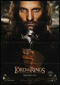 8w0328 LORD OF THE RINGS: THE RETURN OF THE KING teaser Aust 1sh 2003 Viggo Mortensen as Aragorn!