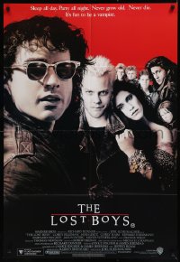 8w0329 LOST BOYS Aust 1sh 1987 teen vampire Kiefer Sutherland, directed by Joel Schumacher!