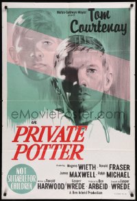 8w0348 PRIVATE POTTER Aust 1sh 1962 soldier Tom Courtenay has a religious experience!