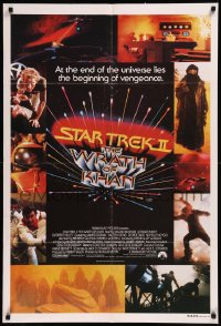 8w0362 STAR TREK II Aust 1sh 1982 The Wrath of Khan, Leonard Nimoy, Shatner, Bob Peak title design!