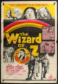 8w0372 WIZARD OF OZ Aust 1sh R1970s Victor Fleming, great images of Judy Garland, all-time classic!