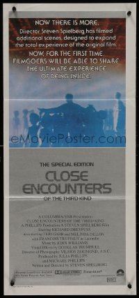 8w0429 CLOSE ENCOUNTERS OF THE THIRD KIND S.E. Aust daybill 1981 Spielberg classic with new scenes!
