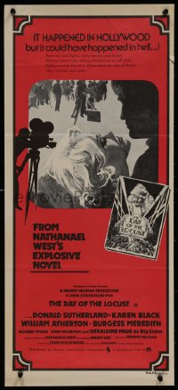 8w0438 DAY OF THE LOCUST Aust daybill 1975 John Schlesinger's version of Nathaniel West's novel!