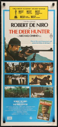 8w0440 DEER HUNTER Aust daybill 1979 directed by Michael Cimino, Robert De Niro, Christopher Walken