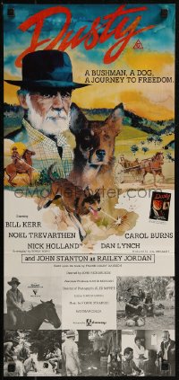 8w0447 DUSTY Aust daybill 1983 Bill Kerr, Noel Trevarthen, journey to freedom, Wilkin art!