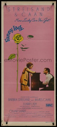 8w0481 FUNNY LADY Aust daybill 1975 Barbra Streisand as Fanny Brice, James Caan, Sharif