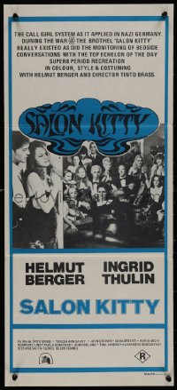 8w0525 MADAM KITTY Aust daybill 1976 depraved, decadent, damned, Tinto Brass, Salon Kitty!