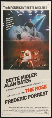 8w0597 ROSE Aust daybill 1797 different images of Bette Midler in an unofficial Joplin biography!