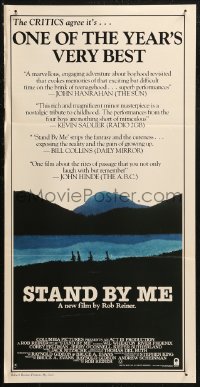 8w0610 STAND BY ME Aust daybill 1986 Rob Reiner directed, River Phoenix & Corey Feldman!