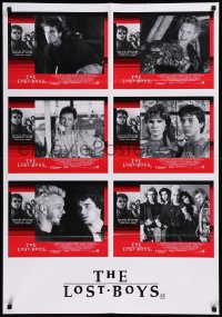 8w0270 LOST BOYS Aust LC poster 1987 teen vampire Kiefer Sutherland, Corey & Corey, Alex Winter!