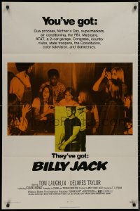 8w0737 BILLY JACK 1sh 1971 Tom Laughlin, Delores Taylor, most unusual boxoffice success ever!