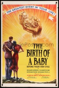 8w0739 BIRTH OF A BABY 1sh 1938 LIFE & news articles, see it before your very eyes!