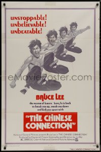 8w0782 CHINESE CONNECTION 1sh 1973 kung fu master Bruce Lee is back to kick you apart!