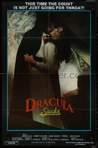 8w0859 DRACULA SUCKS 24x37 1sh 1978 John Holmes, this time the Count is not just going for throat!