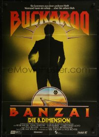 8w0186 ADVENTURES OF BUCKAROO BANZAI German 1984 Peter Weller science fiction thriller, different!