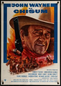 8w0200 CHISUM German 1970 Andrew V. McLaglen, Forrest Tucker, big John Wayne by Bruno Rehak!