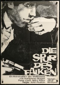 8w0231 MALTESE FALCON German R1964 great different Wischnewski artwork of Bogart with gun!