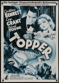 8w0254 TOPPER German R1984 ghosts Cary Grant & Constance Bennett with Roland Young!