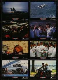 8w0267 TOP GUN German LC poster 1986 images of Tom Cruise & Kelly McGillis, Navy fighter jets, rare!