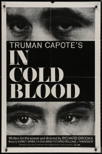 8w0979 IN COLD BLOOD 1sh 1968 Richard Brooks directed, Robert Blake, Scott Wilson, Truman Capote!