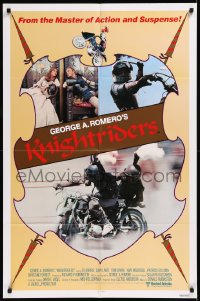 8w1009 KNIGHTRIDERS int'l 1sh 1981 George A. Romero, Ed Harris, medieval motorcycle jousting!