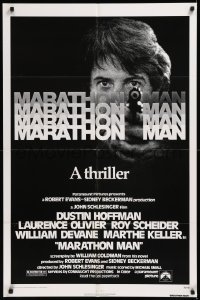 8w1058 MARATHON MAN 1sh 1976 cool image of Dustin Hoffman, John Schlesinger classic thriller!