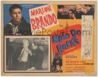 8w0098 ON THE WATERFRONT Mexican LC 1954 directed by Elia Kazan, Marlon Brando and Rod Steiger!