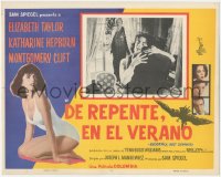 8w0101 SUDDENLY, LAST SUMMER Mexican LC 1960 sexy Elizabeth Taylor, Montgomery Clift, different!