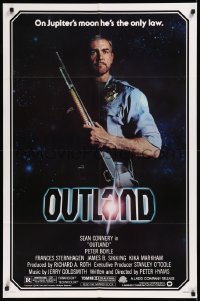 8w1119 OUTLAND 1sh 1981 Sean Connery is the only law on Jupiter's moon!