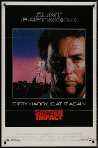 8w1241 SUDDEN IMPACT 1sh 1983 Clint Eastwood is at it again as Dirty Harry, great image!