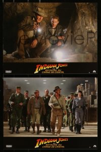8w0082 INDIANA JONES & THE KINGDOM OF THE CRYSTAL SKULL 8 French LCs 2008 Harrison Ford, Karen Allen!