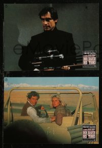 8w0115 LIVING DAYLIGHTS 16 German LCs 1987 Timothy Dalton as James Bond 007 in action!