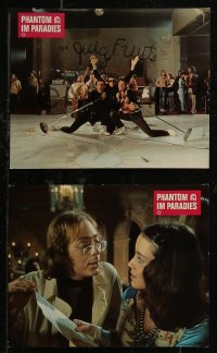 8w0128 PHANTOM OF THE PARADISE 4 German LCs 1975 Brian De Palma, completely different wacky images!