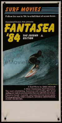 8x0014 FANTASEA '84 Aust daybill 1984 great close up surfing photo, a blast of ocean fever!