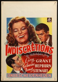 8x0107 PHILADELPHIA STORY Belgian 1947 Katharine Hepburn, Cary Grant & James Stewart